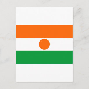 niger flag postcard