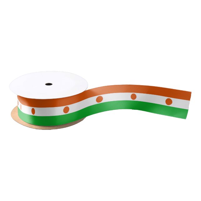 Niger Flag Satin Ribbon (Spool)