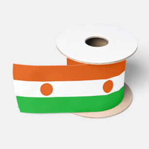 Niger Flag Satin Ribbon