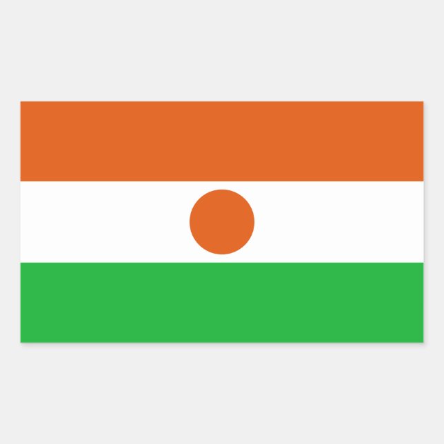 Niger Flag Sticker (Front)