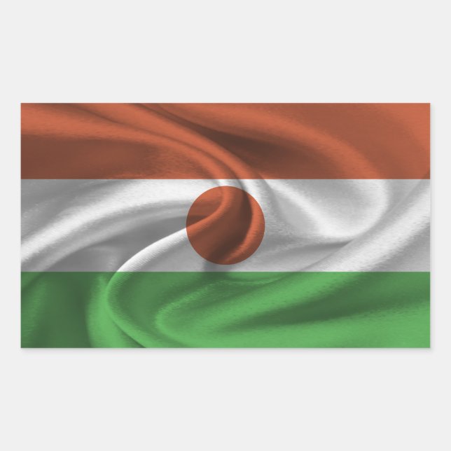 Niger Flag Sticker (Front)