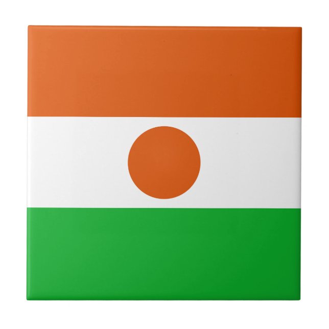 Niger Flag Tile (Front)