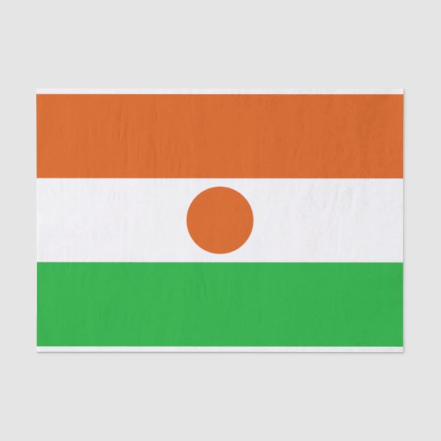 Niger Flag Tissue Paper (Front)