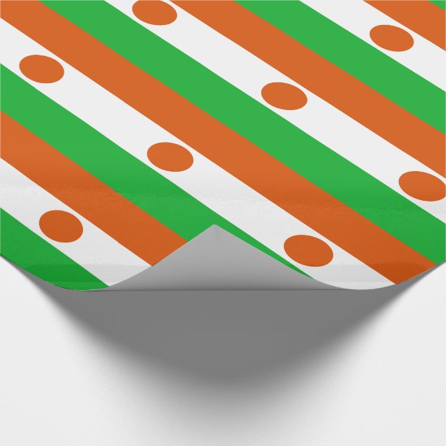 Niger Flag Wrapping Paper (Corner)