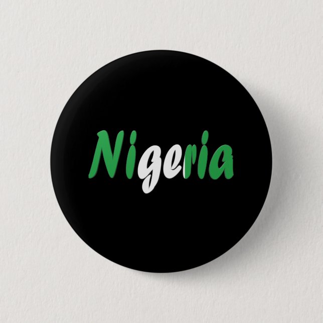 Nigeria 2 Inch Round Button (Front)