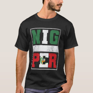 Nigeria and Peru Mix Nigerian Peruvian Roots T-Shirt