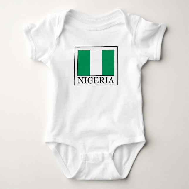 Nigeria Baby Bodysuit (Front)