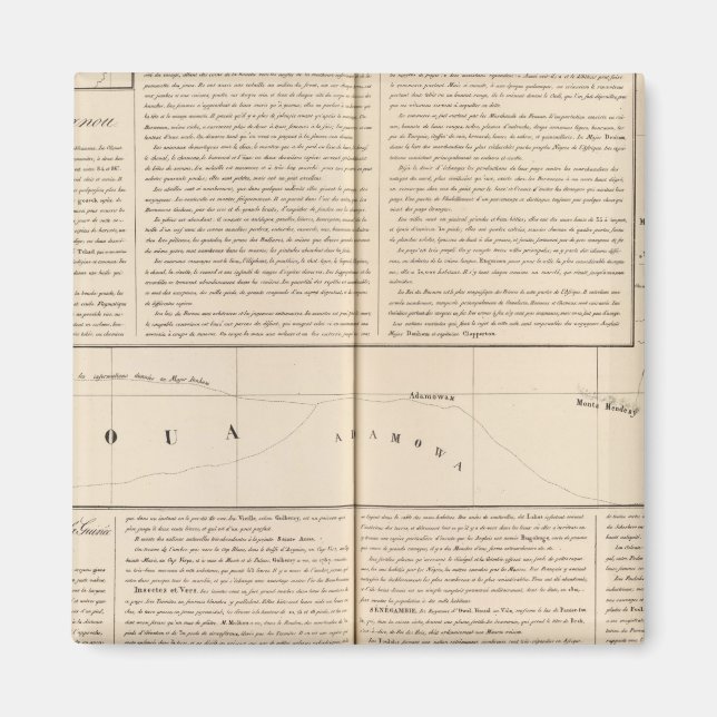 Nigeria, Cameroon Magnet (Front)