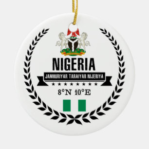 Nigeria Ceramic Ornament