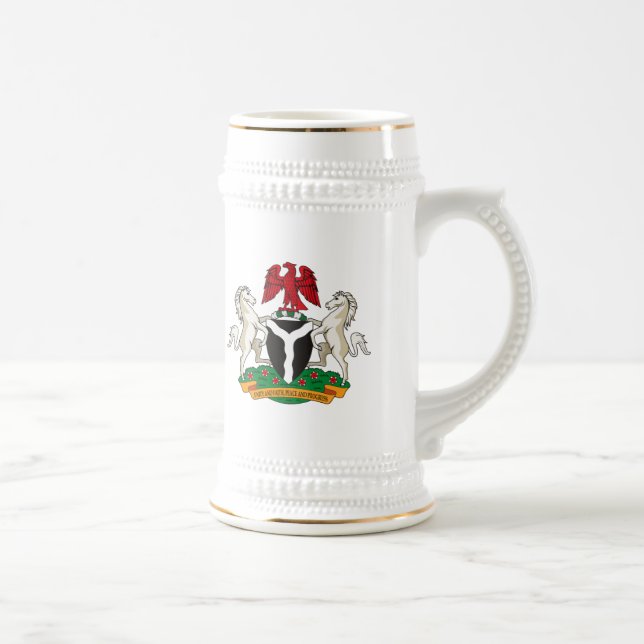 Nigeria Coat of Arms Mug (Right)