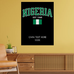 Nigeria Est. 1960 — Personalized Legacy of Pride P Poster