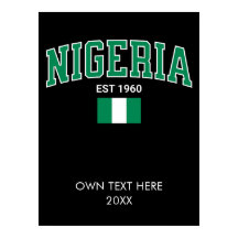 Nigeria Est. 1960 — Personalized Legacy of Pride P