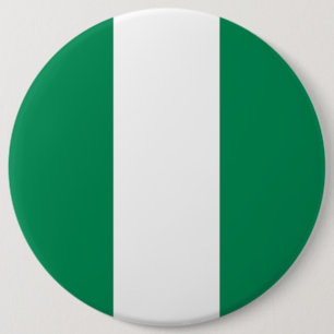 Nigeria Flag 6 Inch Round Button