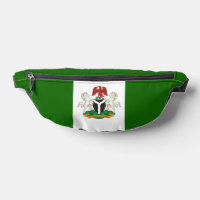 Nigeria flag and coat of arms