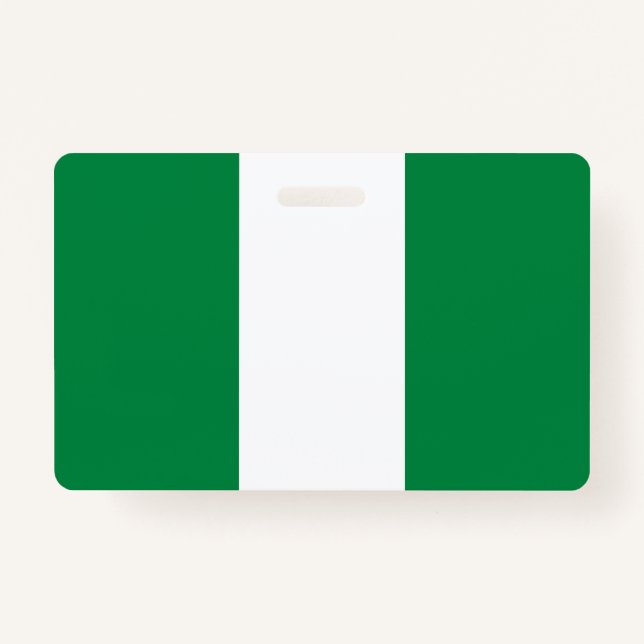 Nigeria flag badge (Front)