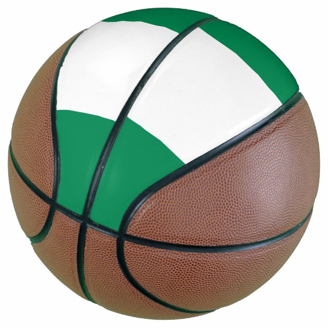 Nigeria flag basketball (Angled)