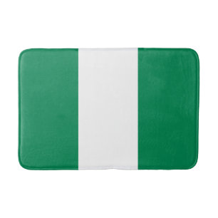 Nigeria Flag Bath Mat