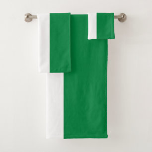 Nigeria flag bath towel set