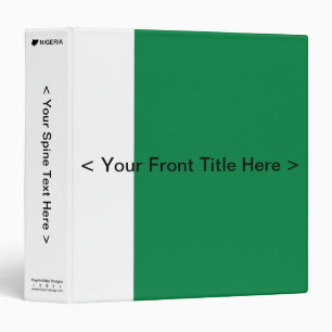 Nigeria Flag Binder