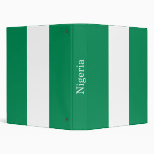 Nigeria Flag Binder