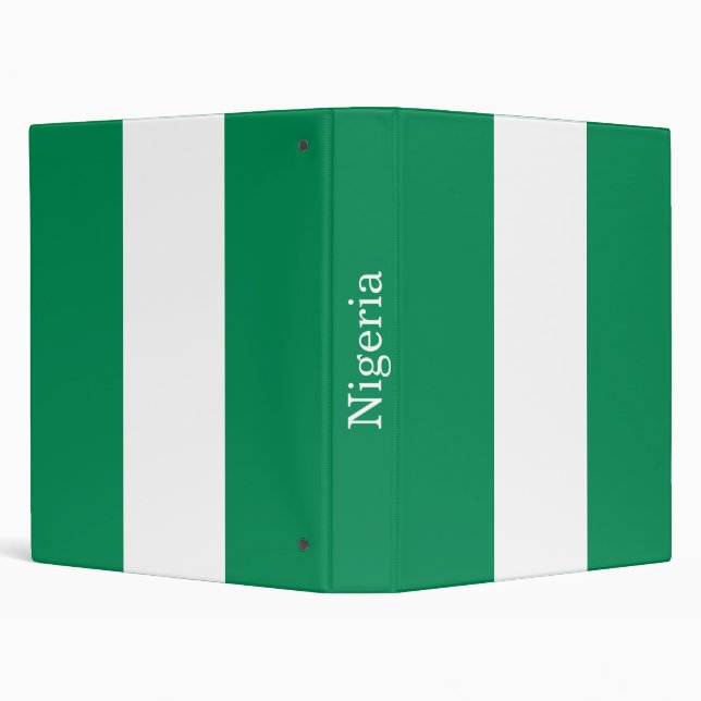 Nigeria Flag Binder (Background)