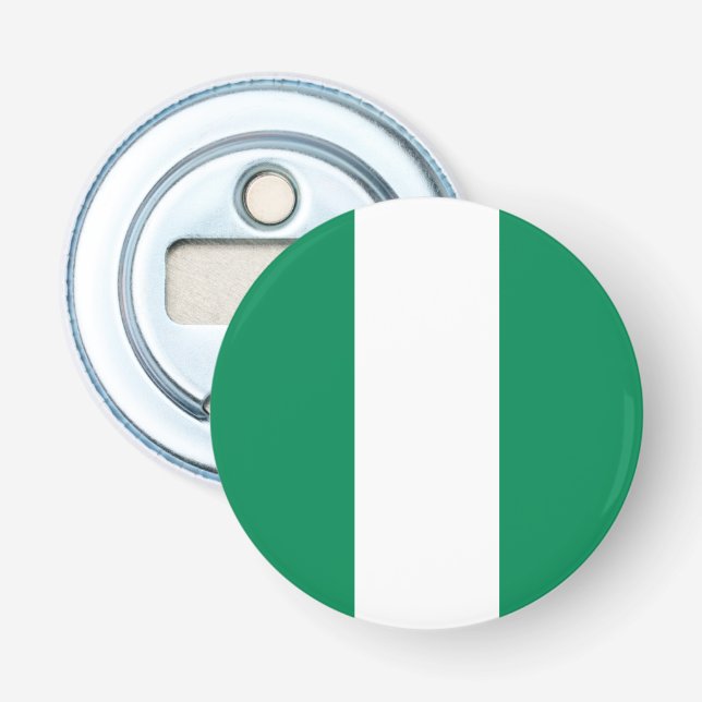 Nigeria Flag Bottle Opener (Front)