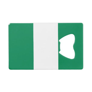 Nigeria Flag Credit Card Bottle Opener