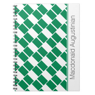 NIGERIA FLAG Customized Notebook