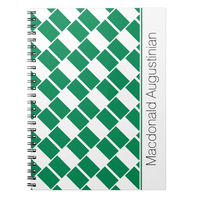 NIGERIA FLAG Customized Notebook (Front)