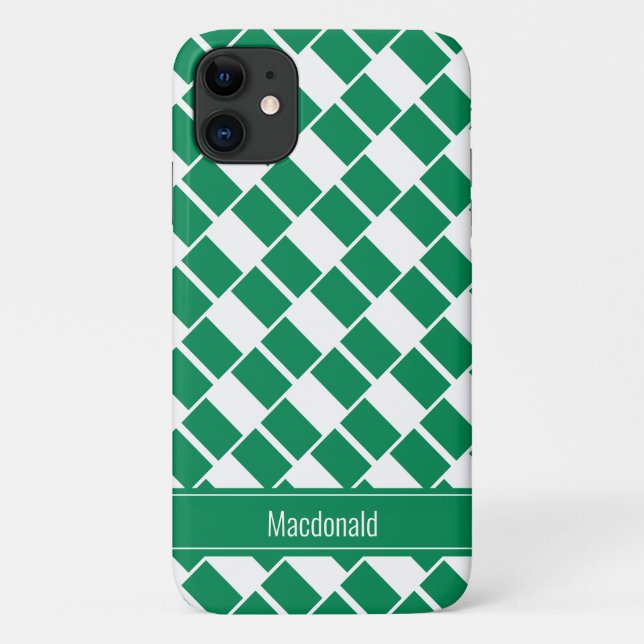 NIGERIA FLAG Customized Patriotic Nigerian Case-Mate iPhone Case (Back)