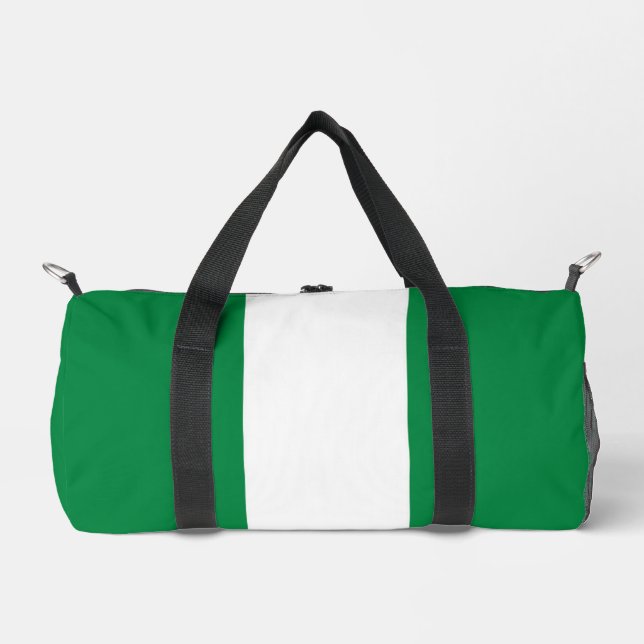 Nigeria flag duffle bag (Front)