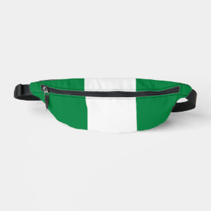 Nigeria flag fanny pack
