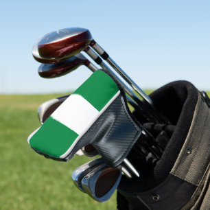Nigeria flag golf head cover
