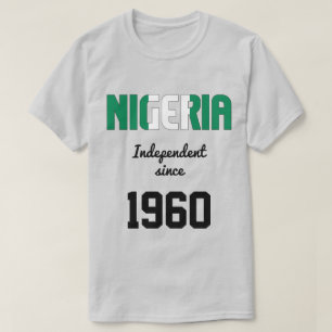 Nigeria Flag Independence Celebration T-Shirt