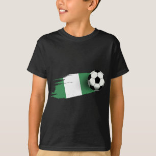 Nigeria Flag Jersey Nigerian Soccer Team Nigerian  T-Shirt