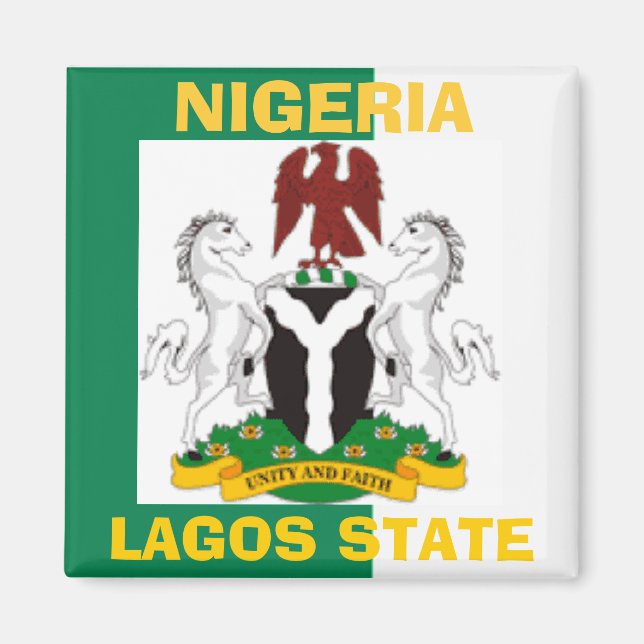 Nigeria Flag Magnet (Front)