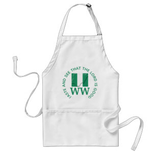 NIGERIA Flag MONOGRAM Customized Scripture Standard Apron