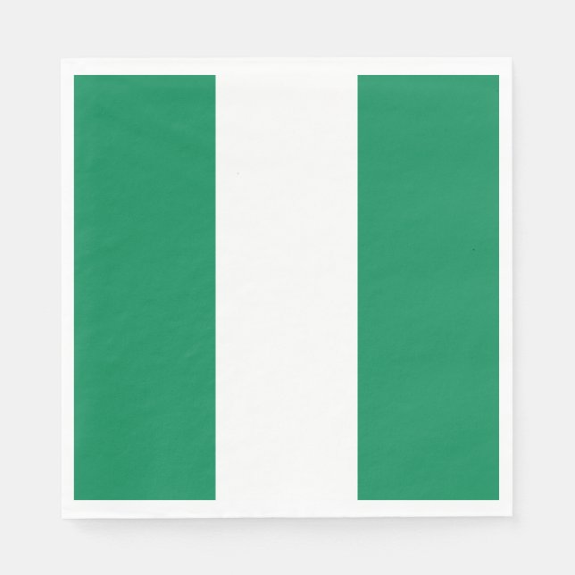 Nigeria Flag Napkin (Front)