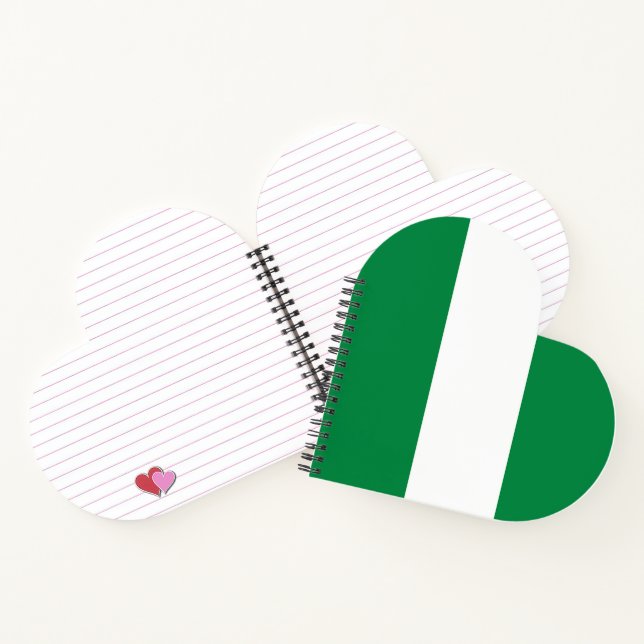 Nigeria flag notebook (Inside)