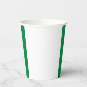 Nigeria flag paper cups