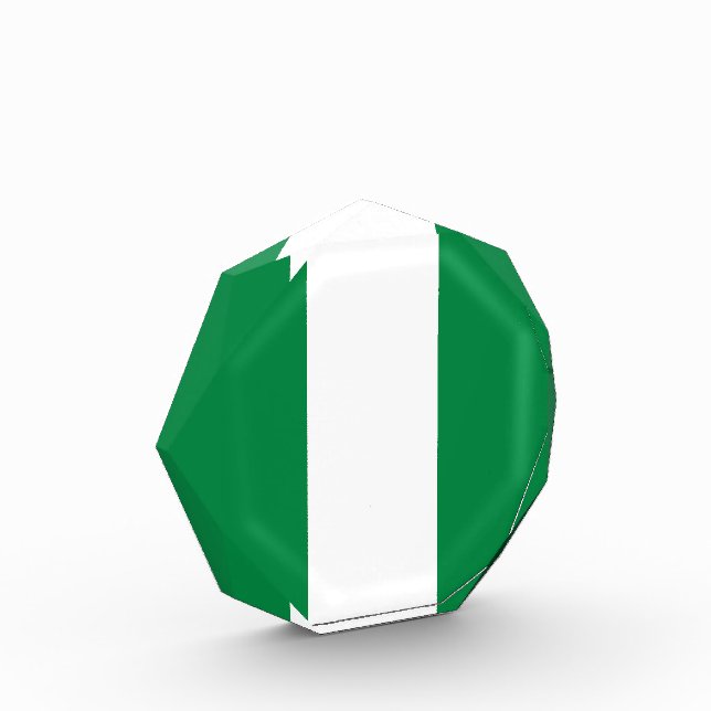 Nigeria flag photo block (Left)