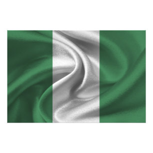 Nigeria Flag Photo Print