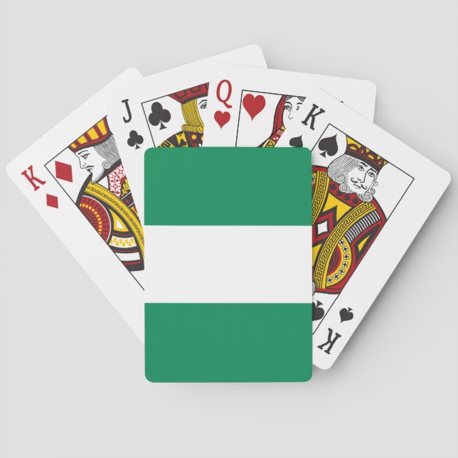 Nigeria Flag Playing Cards (Back)