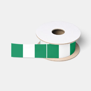 Nigeria Flag Satin Ribbon
