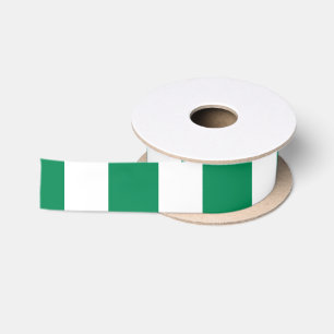 Nigeria Flag Satin Ribbon