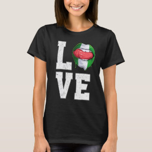 Nigeria Flag Soccer Fan Love Nigerian T-Shirt