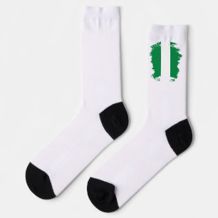 Nigeria flag socks