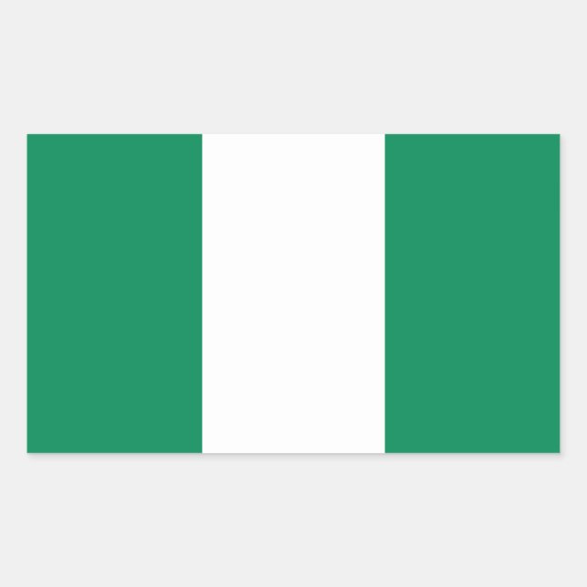 Nigeria Flag Sticker (Front)