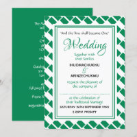 NIGERIA FLAG Stylish Customized Nigerian Wedding