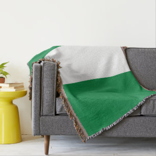 Nigeria flag throw blanket